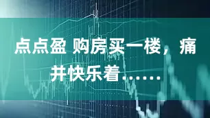 点点盈 购房买一楼，痛并快乐着……