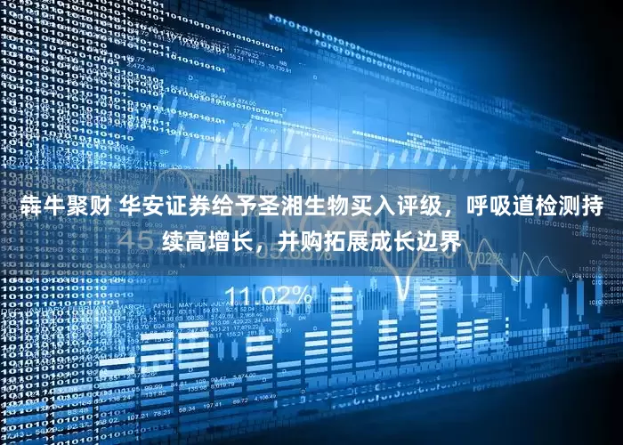 犇牛聚财 华安证券给予圣湘生物买入评级，呼吸道检测持续高增长，并购拓展成长边界